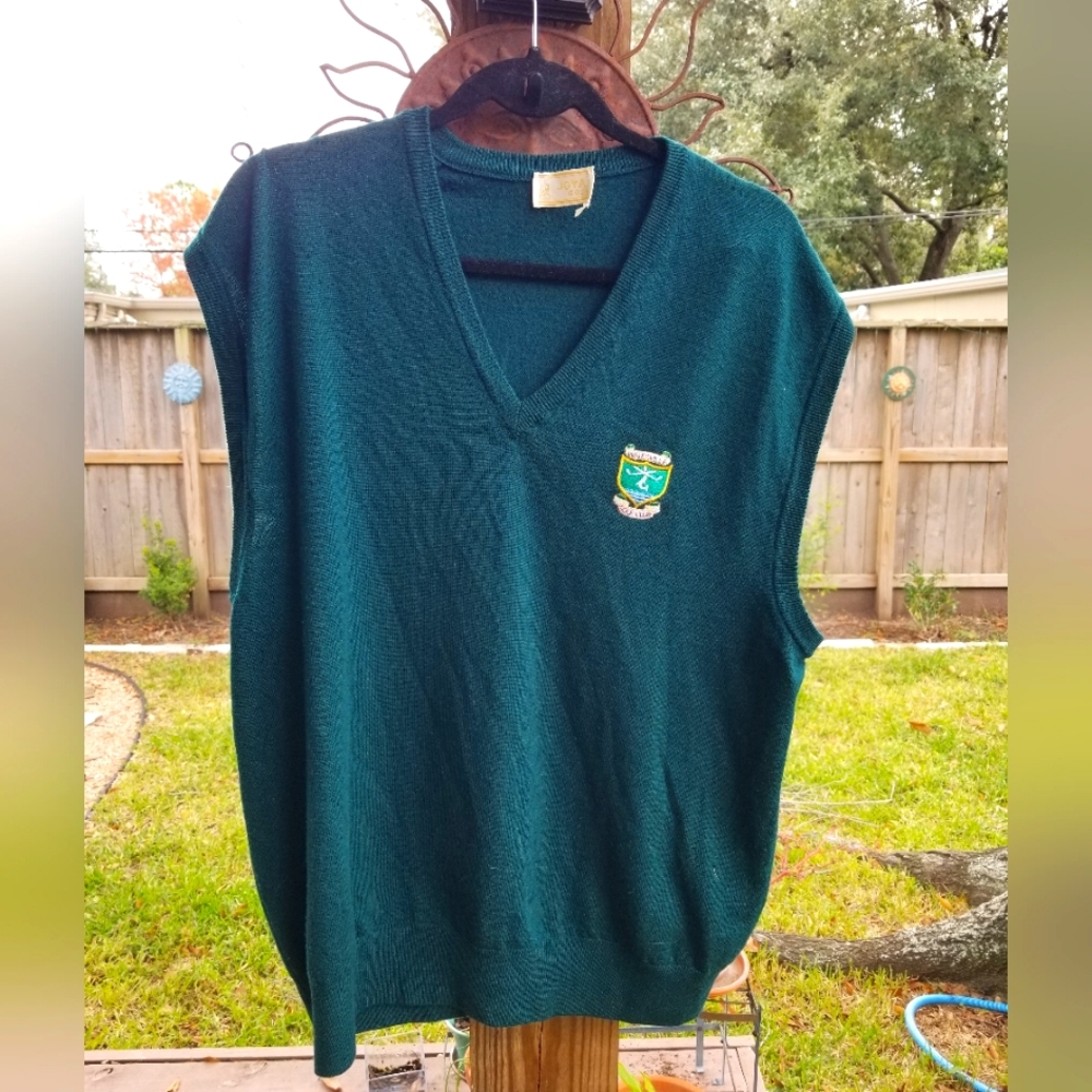 Vintage Joya wool golf vest 58
